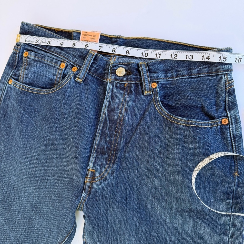 Men’s 2010 Levi’s 501 Button Fly Jeans Size 32x36 New With Tags​​ - Picture 5 of 10